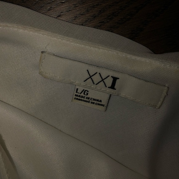 Forever 21 White One Shoulder Dress - Picture 4 of 7